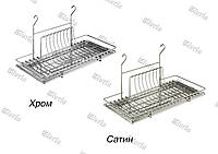 Сушилка для посуды на рейлинг (поддон нерж) MX-070