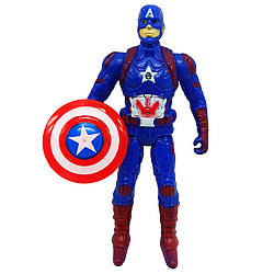 Фігурка героя "Capitan America" Bambi 1581-81C(Capitan America) 16 см, світло, World-of-Toys