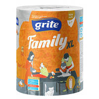 Бумажные полотенца Grite Family Jumbo XL 2 слоя 1 рулон (4770023348613) d