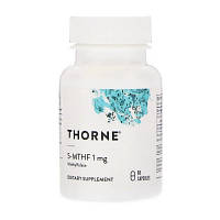Витамин Thorne Research Фолиевая Кислота, Метилфолат, 5-MTHF, 1 мг, 60 капсул (THR-12901) d