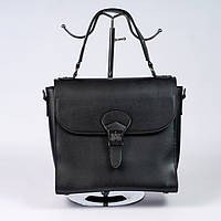 Женская сумка портфель через плечо в 2-х цветах. Черный.