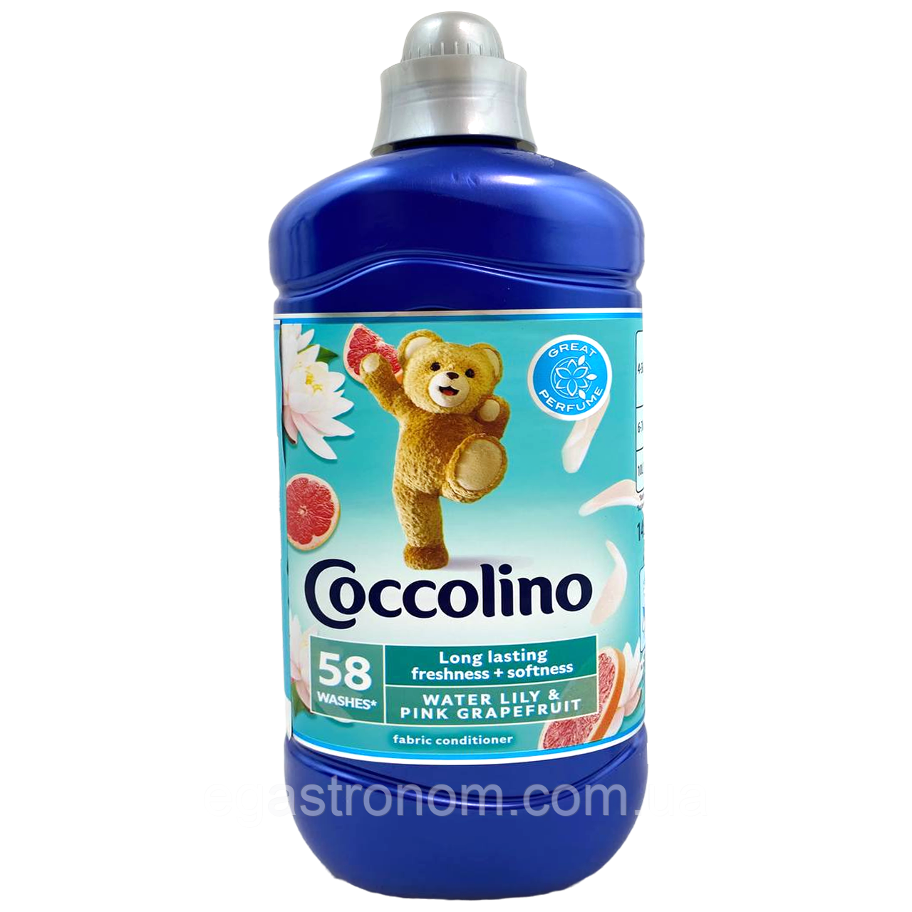 Ополіскувач для прання лілія та грейпфрут Коколіно Сoccolino lily grapefruit 58p 1,27L 6шт/ящ (Код: 00-00015679), фото 1