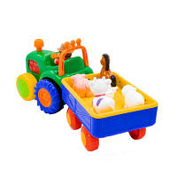 Развивающая игрушка Kiddi Smart Трактор с трейлером (063180) d