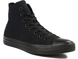 Кеди Converse Chuck Taylor Hi Black Monochrome M3310 (Чорний), 36р / 37р / 38р / 39р / 40р / 41р / 42р / 44р