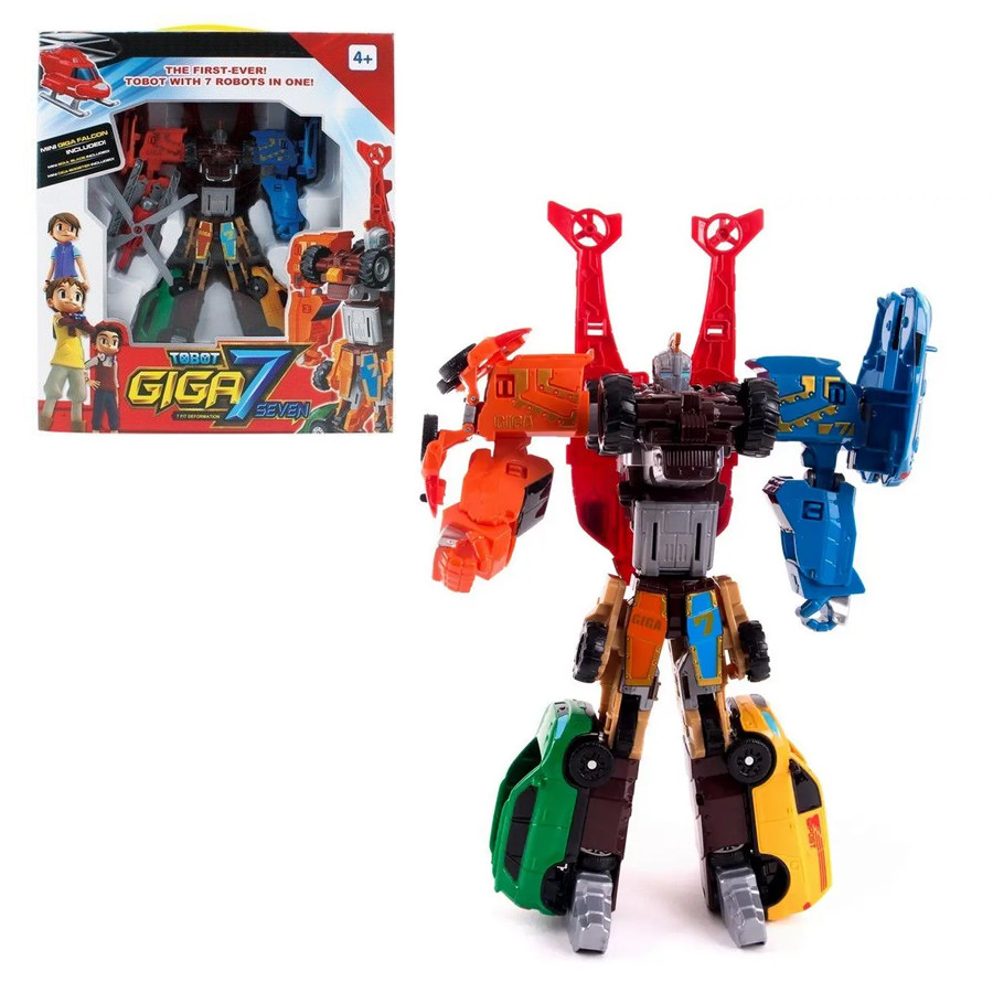 Тобот трансформер Гіга 7 TOBOT Giga 7 Трансформер Тобот 7в1 Робот з 7 машин 528