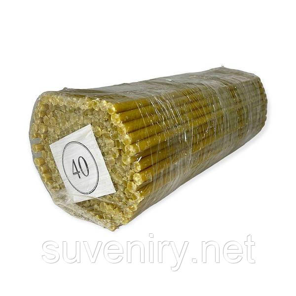 Свічки воскові церковні вищої якості №40 (200шт)