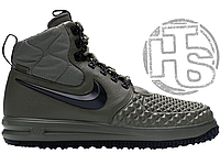 Мужские кроссовки Nike Lunar Force 1 Duckboot Medium Olive (с мехом) 916682-202