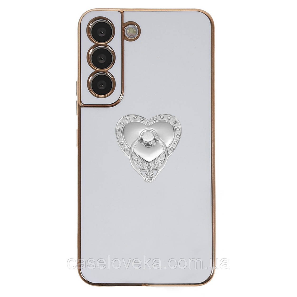 Чохол для Samsung Galaxy S22 (S901) "Серце White"