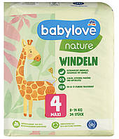 Подгузники Babylove nature Германия 4 (8-14кг) 34шт