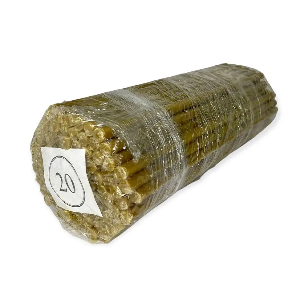 Свічки воскові церковні вищої якості №20 (100шт), фото 1