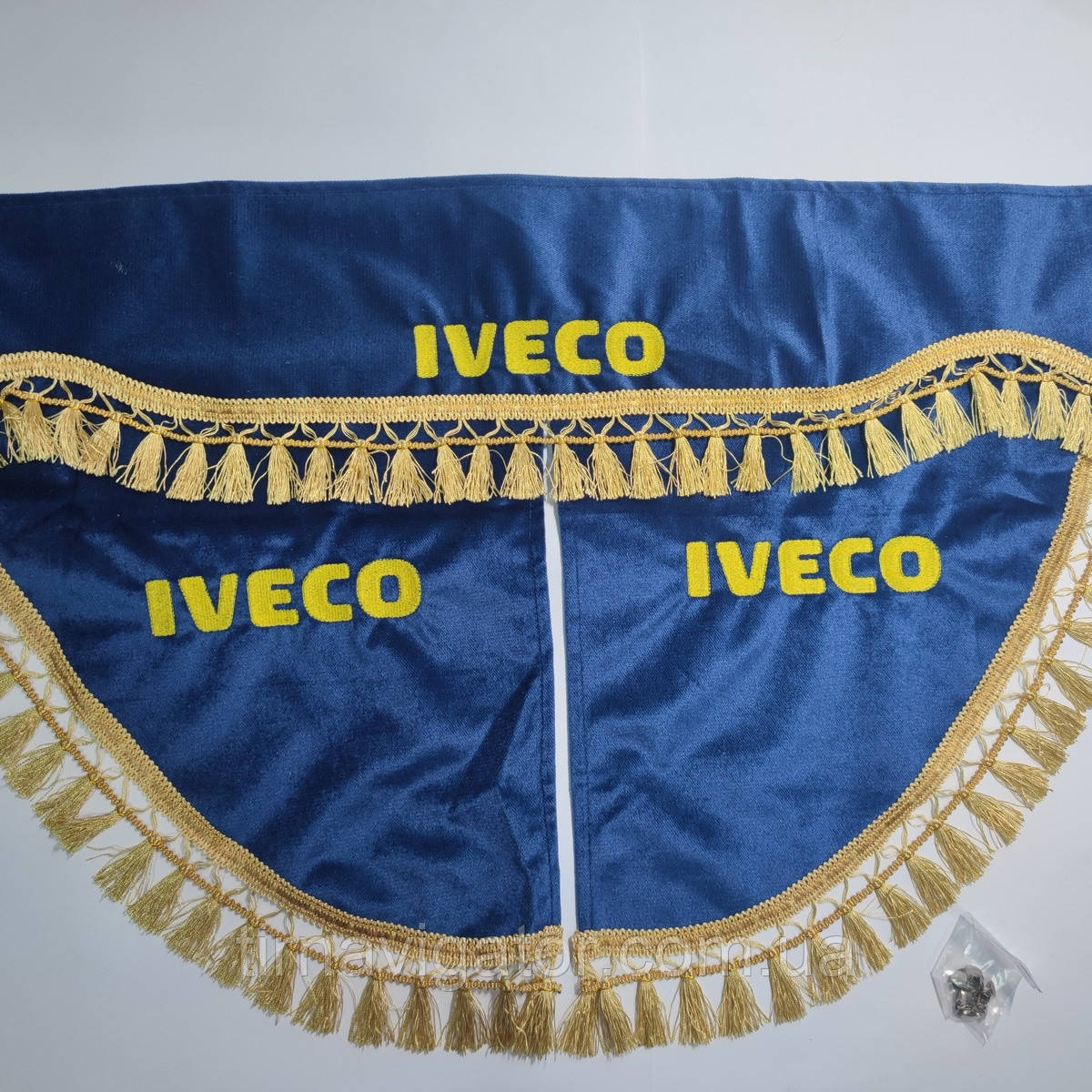 Шторка IVECO BLACKOUT синя з куточками