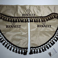 Шторка RENAULT BLACKOUT бежева з куточками