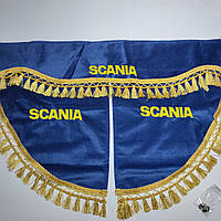 Шторка SCANIA BLACKOUT синя з куточками