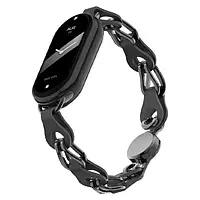 Ремешок для фитнес-браслета ArmorStandart Chain Wristband для Xiaomi Mi Band 8 Black (ARM69921)