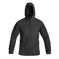 Термокофта худи Helikon-Tex Range Hoodie-TopCool-Black,тактическая еластичная кофта НАТО черная с капюшоном