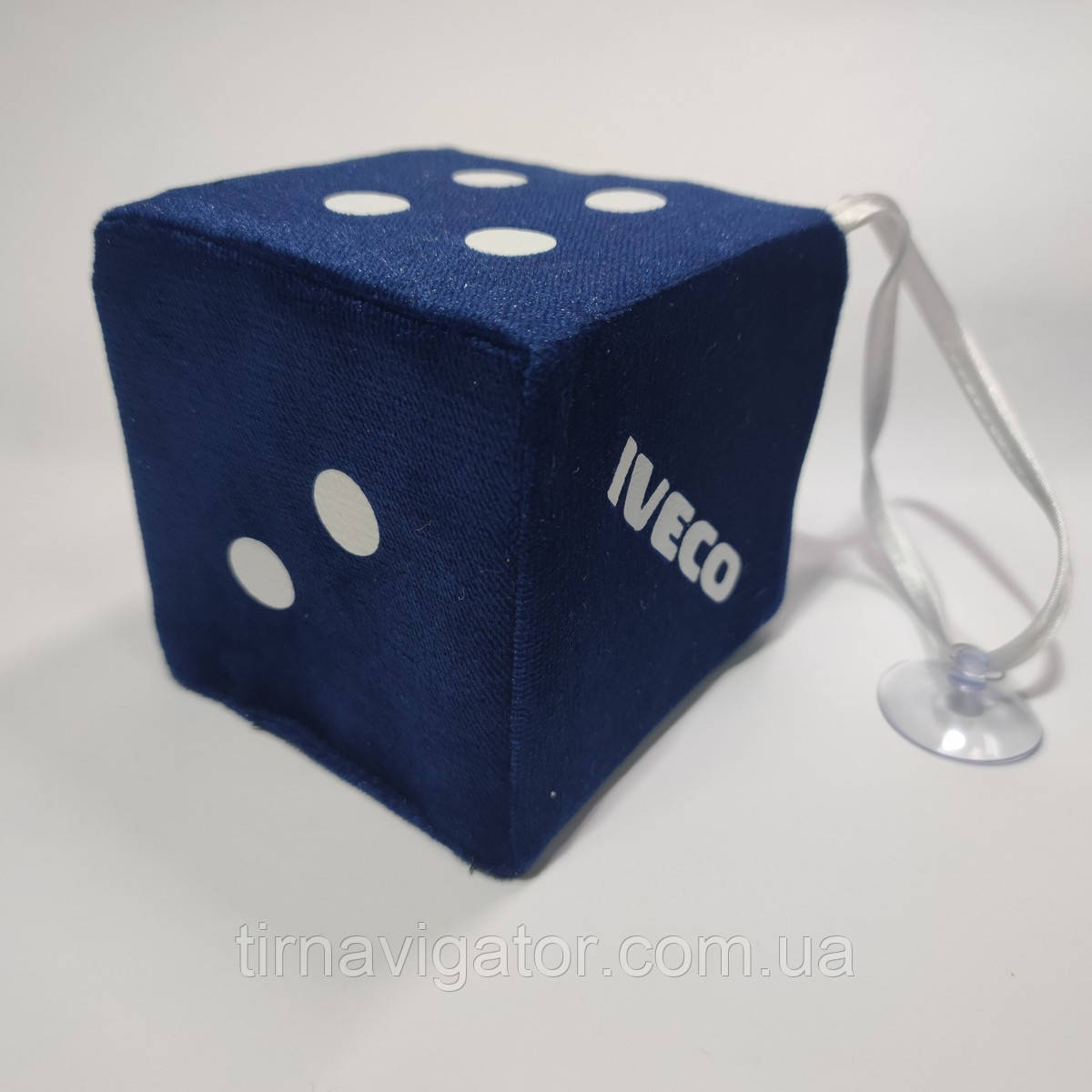 Кубик IVECO синій одинарний 10х10см декоративний, фото 1