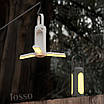 Лампа для кемпінгу LOSSO "Camp" - акумуляторний ліхтар з павербанком 10000 мАч білий, фото 7
