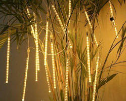 Гірлянда бахрома Бурульки 50 см LED, колір: теплий 3м