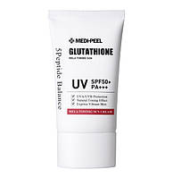 Осветляющий санскрин с глутатионом Medi-peel Bio-Intense Glutathione Mela Toning Sun Cream 50 мл