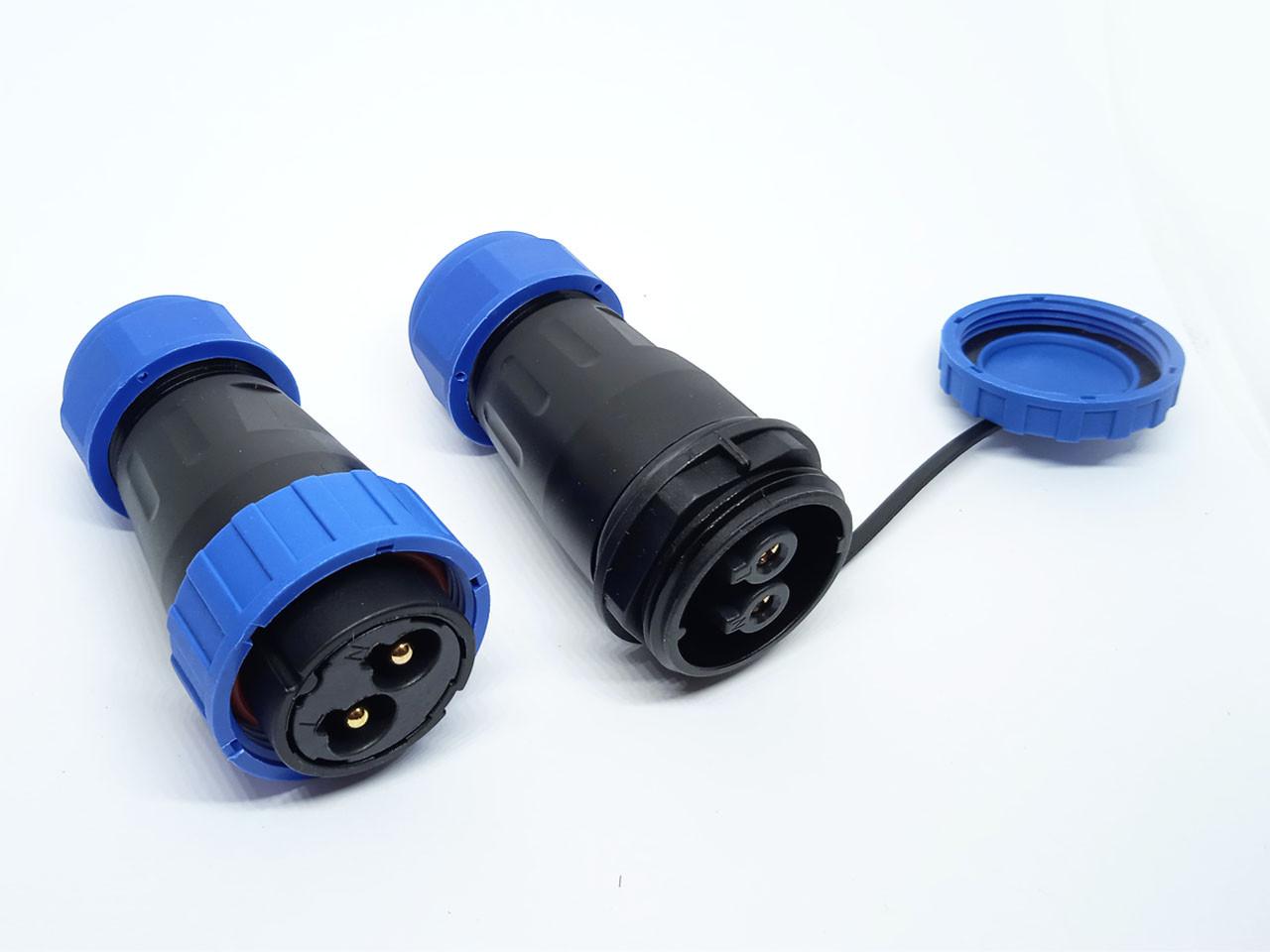 Герметичний роз'єм S-LD28-2pin IP-68 під викрутку, фото 1