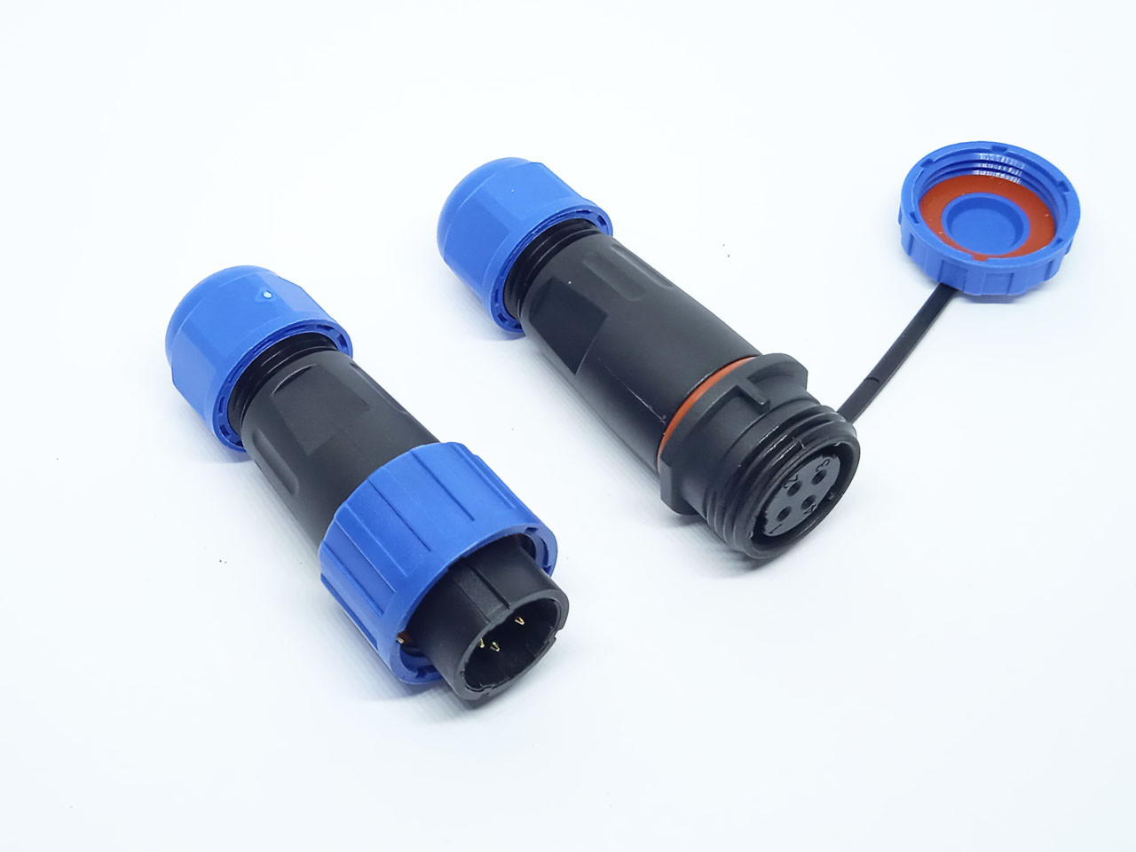 Герметичний роз'єм S-LD16-4pin IP-68 під викрутку