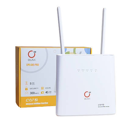 4G LTE Wi-Fi роутер Olax AX9 Pro (Київстар, Vodafone, Lifecell), фото 1