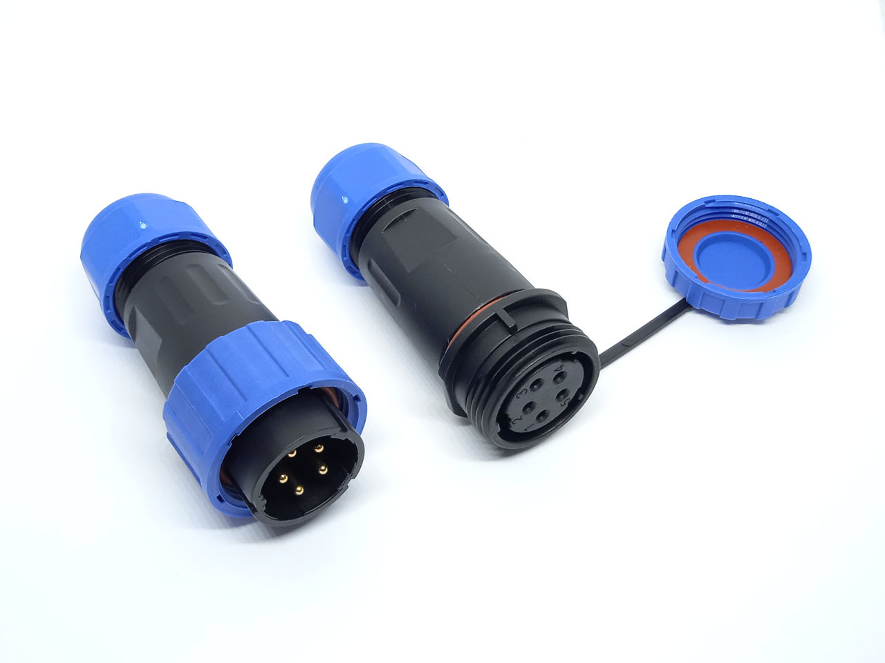Герметичний роз'єм S-LD20-5pin IP-68 під викрутку, фото 1