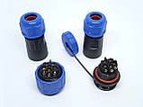 Герметичний роз'єм S-LD20-5pin IP-68 під викрутку, фото 3