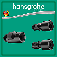Комплект для быстрого соединения ручного душа черный hansgrohe Black (28346000)