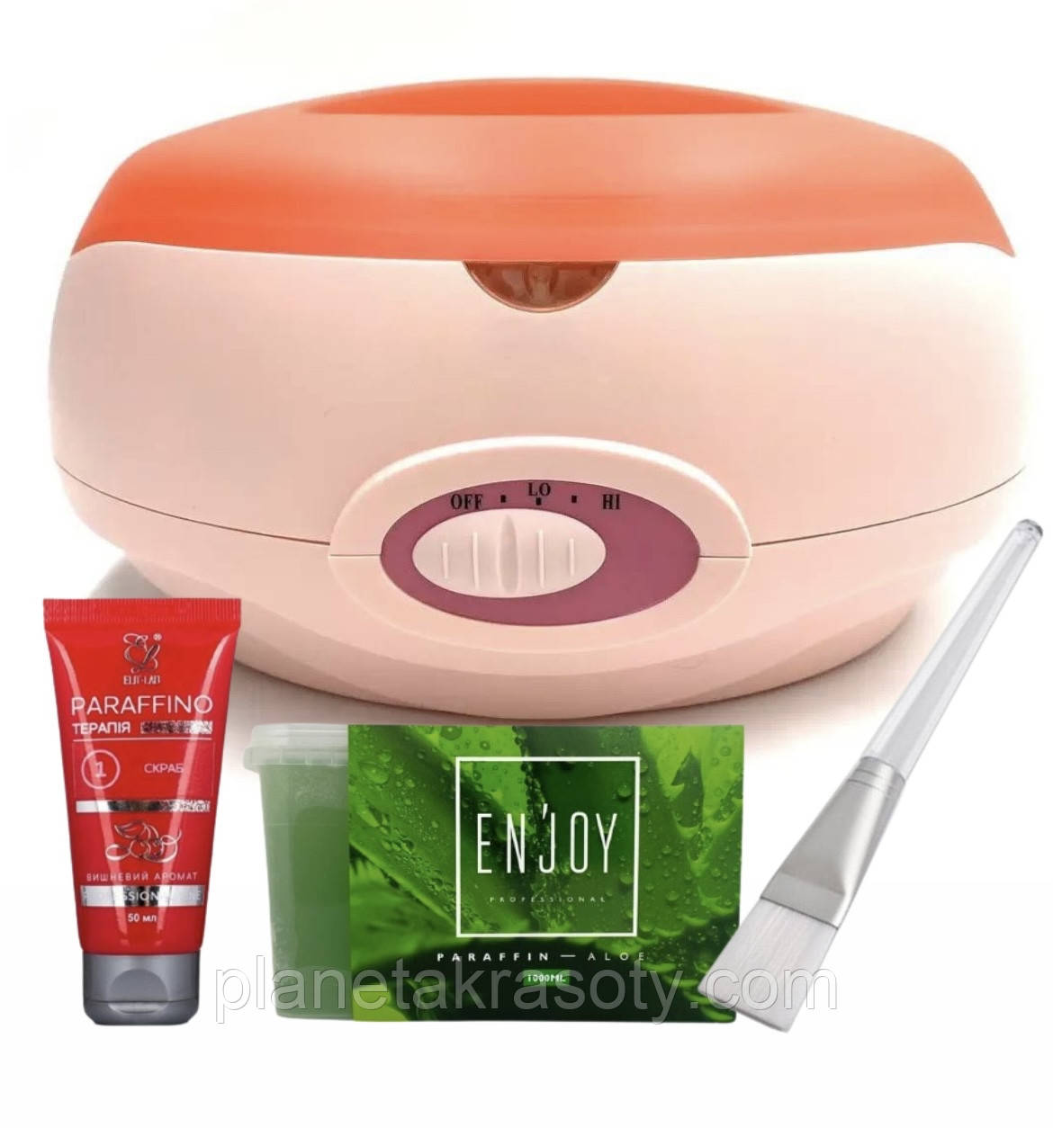 Набір для парафінотерапії ніг і рук з парафіноплавом і парафіном Enjoy Professional 1000 мл, фото 1