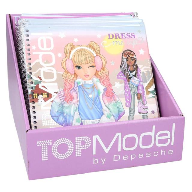 Альбом для стікерів Top model Dress me Up WINTER WONDER Одягни мене стікербук топ модел набір для творчості 12722