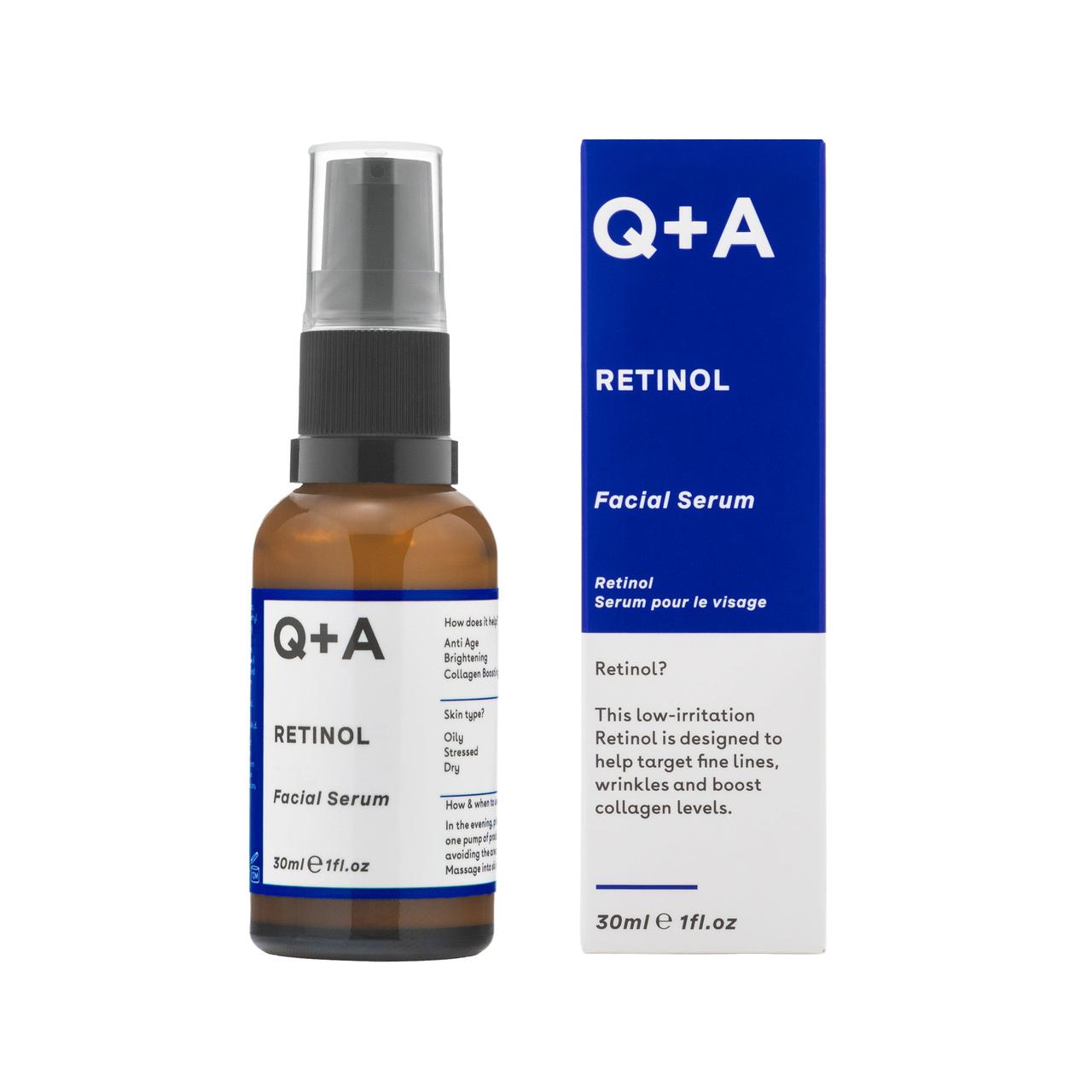 Q+A Retinol Serum - Сироватка з ретинолом, 30 мл
