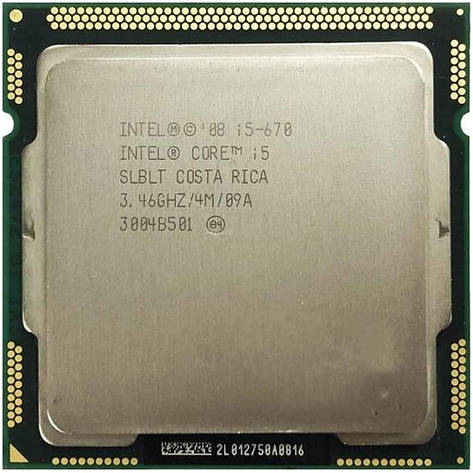 Процесор Intel® Core i5-670 LGA1156 3.46-3.73GHz б/в, фото 1