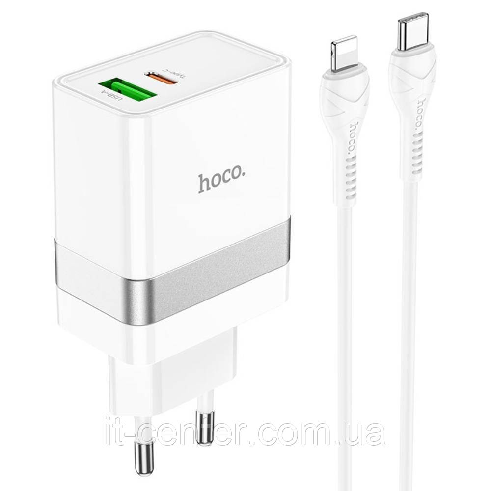 МЗП HOCO N21 Type-C to lightning PD 30W (білий)