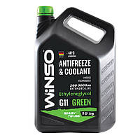 Антифриз WINSO COOLANT G11 GREEN 10кг