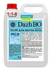 Професійний миючий засіб для скла дзеркал моніторів нержавійки концентрат 1: 6 ДажБО 5 л
