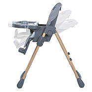 Стільчик для годування El Camino ME 1115-W CRAFT Gray від народження до 3 років, фото 7