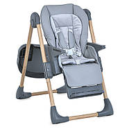 Стільчик для годування El Camino ME 1115-W CRAFT Gray від народження до 3 років, фото 3