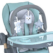 Стільчик для годування El Camino ME 1115-W CRAFT Mint від народження до 3 років, фото 9