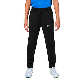 Дитячі чорні футбольні штани Nike Dri-Fit Academy 23 DR1676-010, Чорний, Розмір (EU) — 140cm