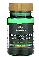 Swanson, Enhanced PQQ with Ubiquinol, PQQ с убиквинолом, 30 мягких капсул