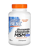 Doctor's Best Glucosamine Chondroitin MSM with OptiMSM 240 Veggie Capsules