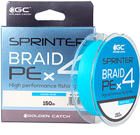 Шнур рыболовный Golden Catch Sprinter PE X4 150м Blue