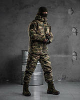 Тактический зимний костюм на Omni Heat грета мультикам Армейский комплект куртка на синтепоне штнаны на флисе