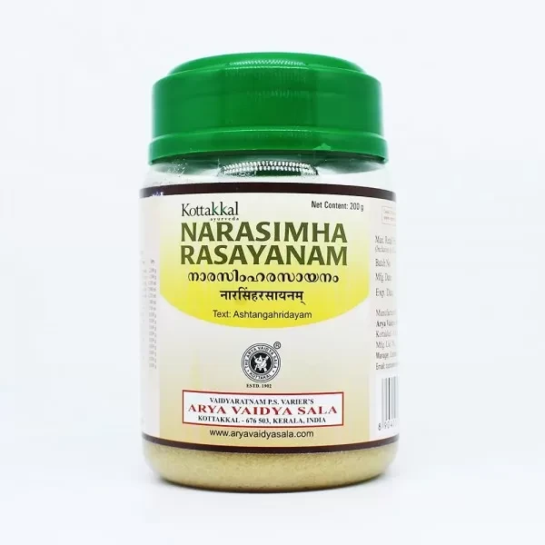 Нарасу Розаяна; від недуг психологічного характеру (Naarasimha Rasayanam, Punarvasu), 300 грамів