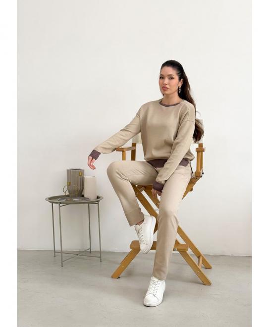 Костюм в'язаний Dolly Беж ART KNIT
