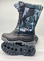 Чоботи зимові високі на хутрі ОСКАР Сапоги зимние высокие мужские на меху "Оскар" камуфльовані