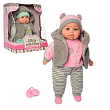 Лялька пупс Мій малюк м'яконабивний пупс M 5424 45 см, фото 3
