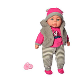 Лялька пупс Мій малюк м'яконабивний пупс M 5424 45 см, фото 2