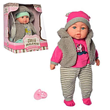 Лялька пупс Мій малюк м'яконабивний пупс M 5424 45 см, фото 3